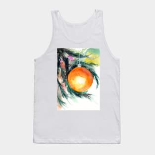 Golden Christmas Ornament Tank Top